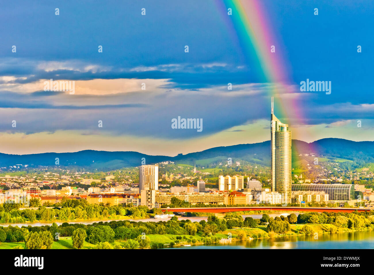 Millenium Tower, Vienna, Austria Foto Stock