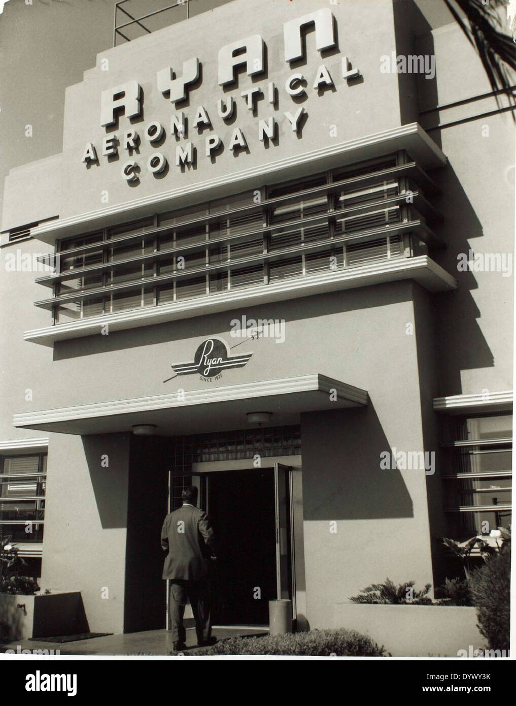 Ryan Aeronautical a Lindbergh Field Foto Stock