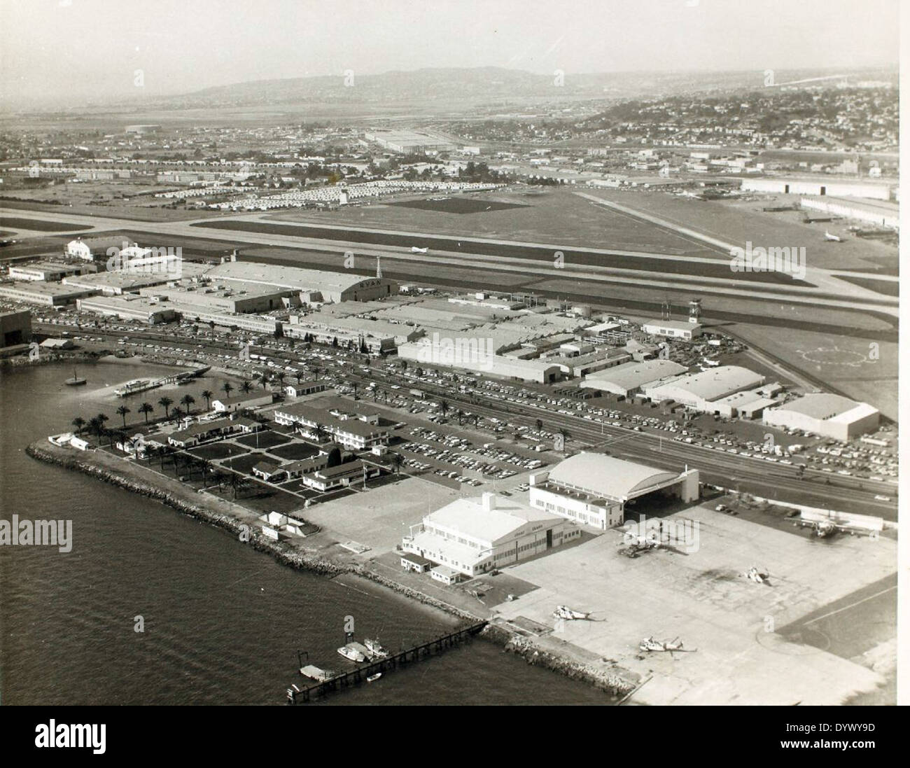 Ryan Aeronautical a Lindbergh Field Foto Stock