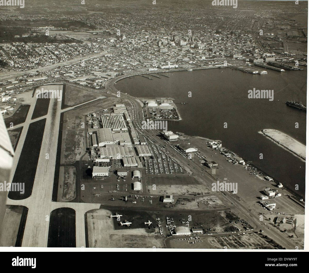 Ryan Aeronautical a Lindbergh Field Foto Stock