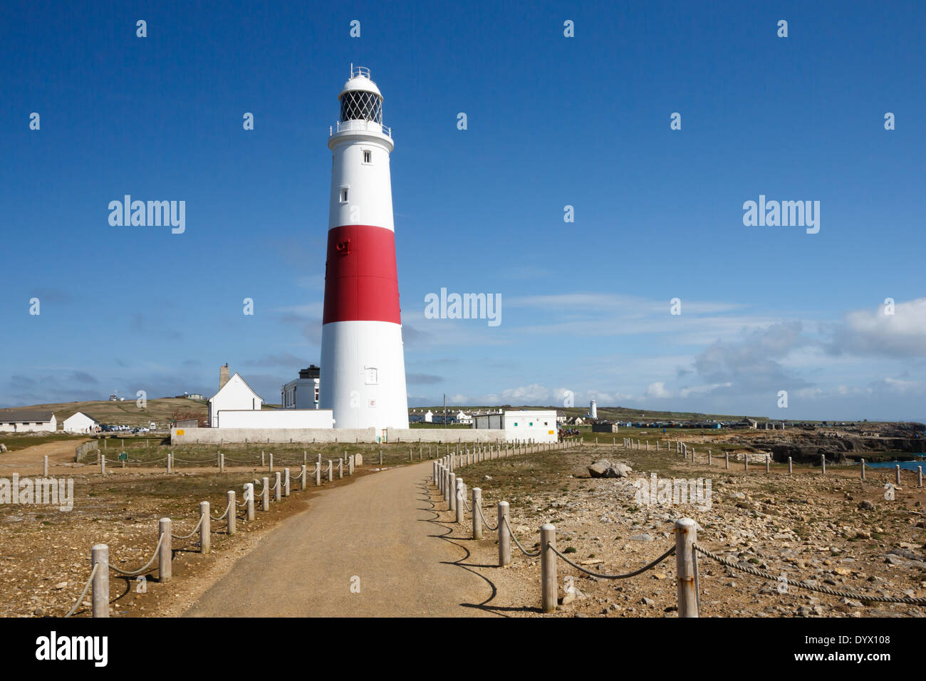 Portland Bill Lighthouse, il West Dorset Foto Stock