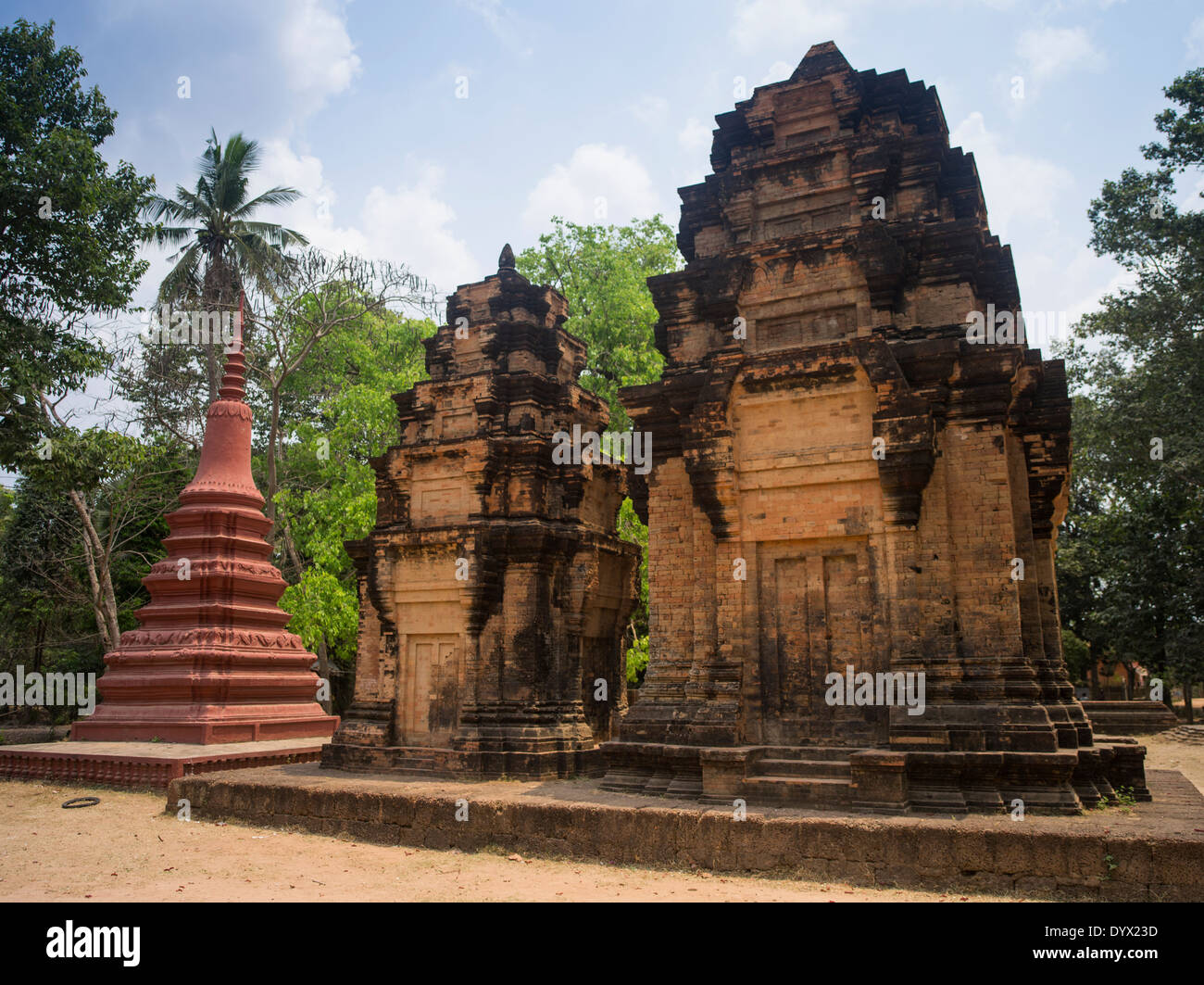 Wat Preah Inkosei, Siem Reap, Cambogia Foto Stock