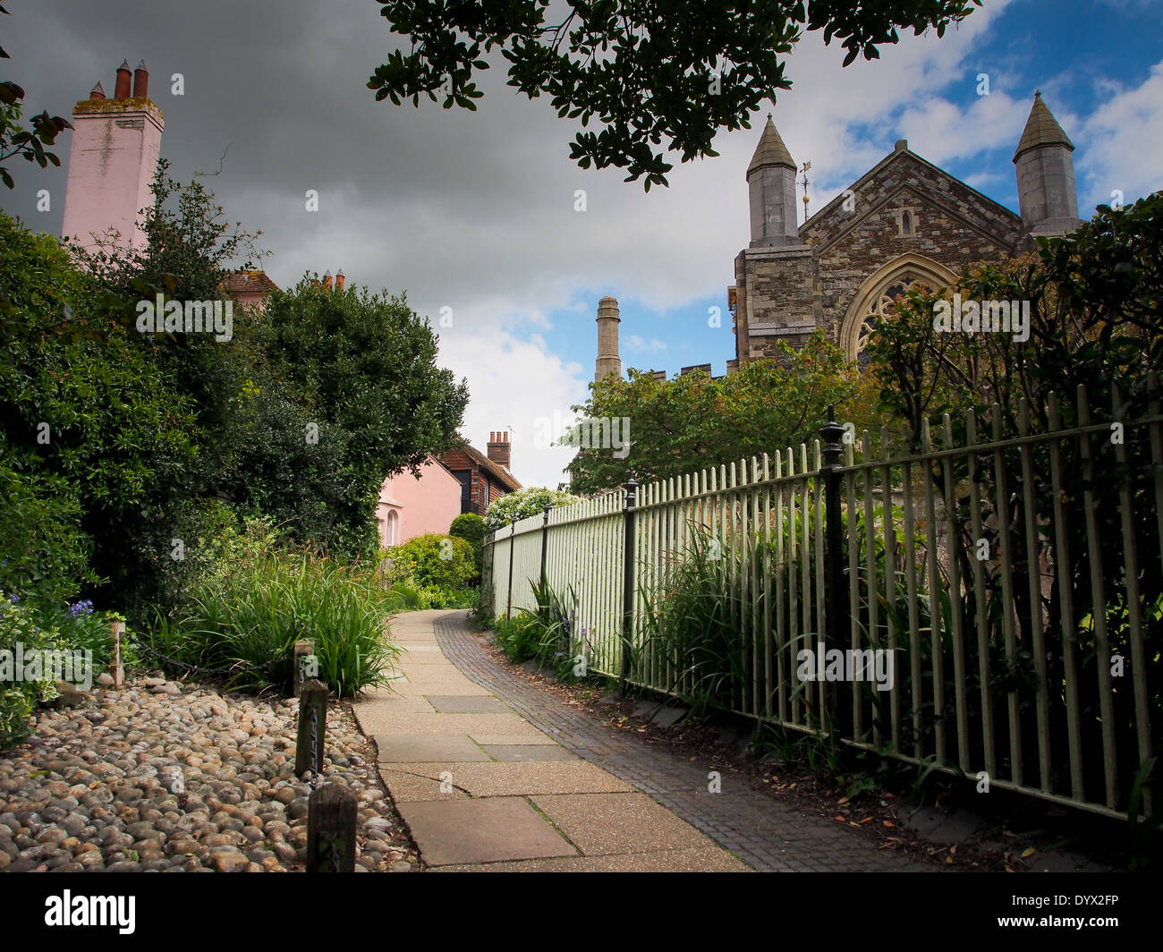 La segala porto e città viste, segala, West Sussex Foto Stock