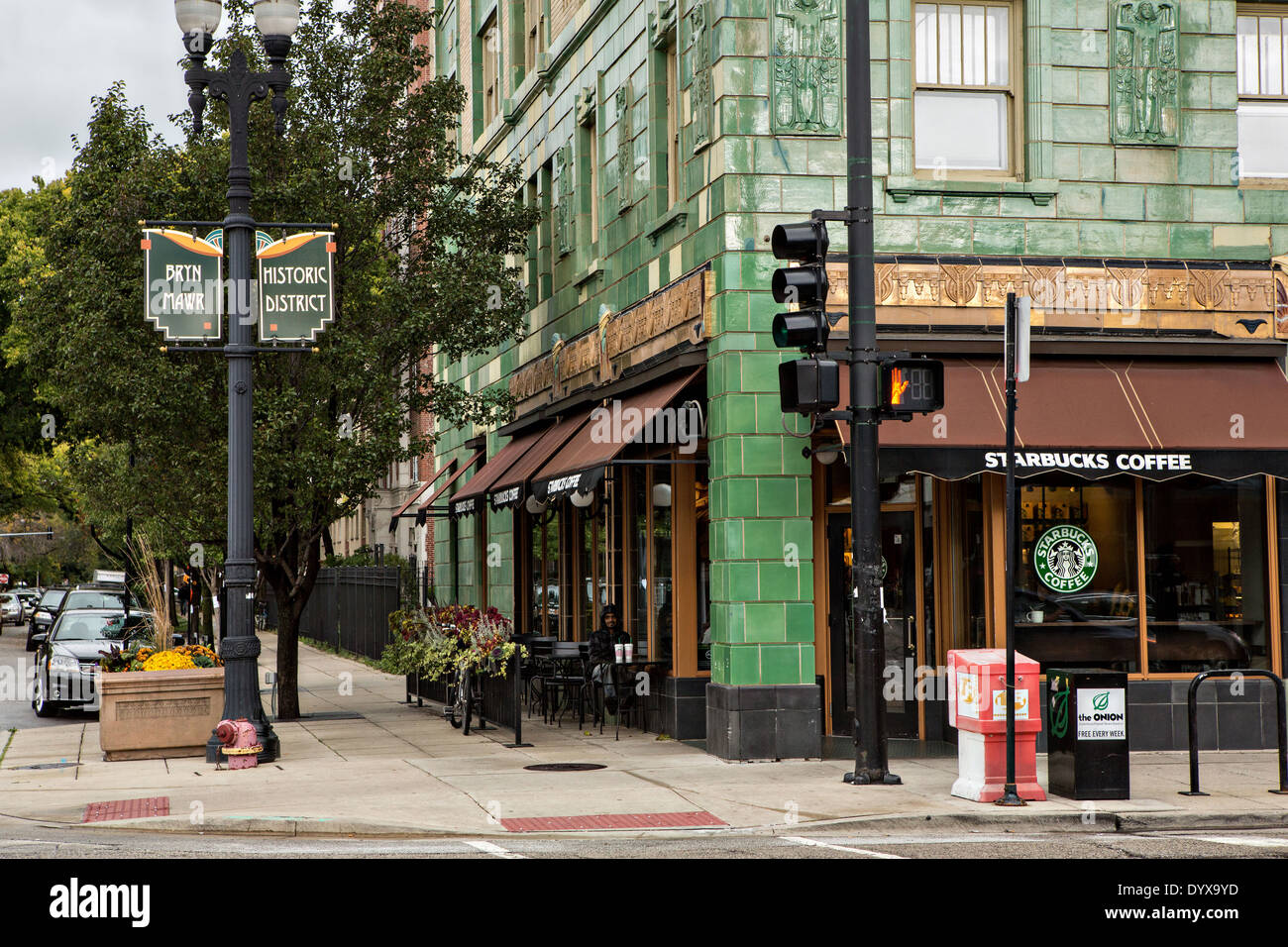Belle Shore Hotel Appartamento in Bryn Mawr quartiere storico nel quartiere Edgewater Chicago, Illinois, Stati Uniti d'America Foto Stock