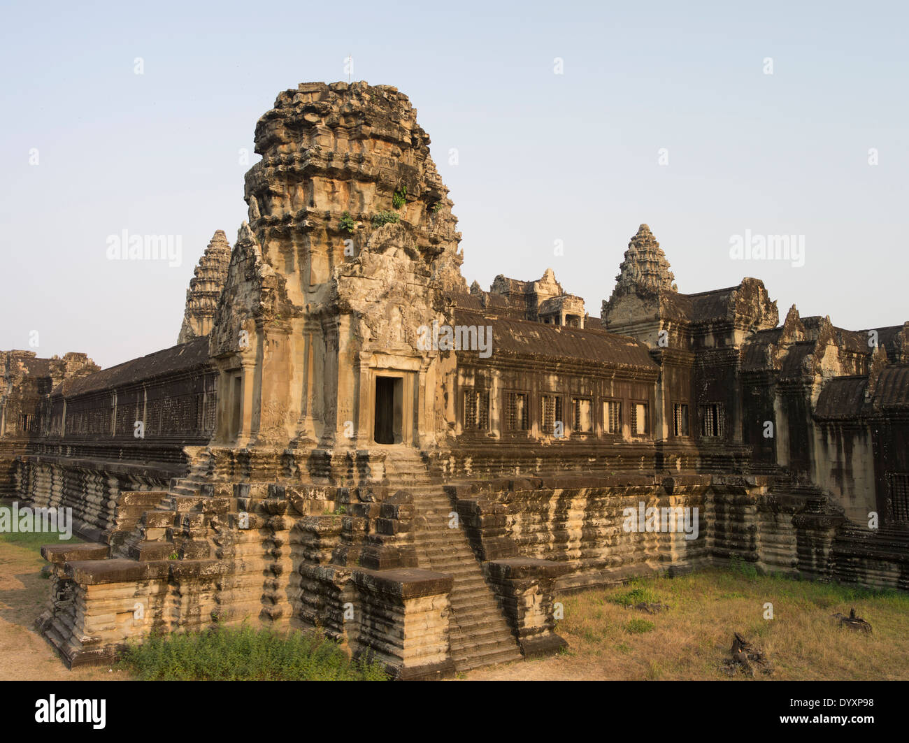 Angkor Wat, Sito Patrimonio Mondiale dell'UNESCO. Siem Reap, Cambogia Foto Stock
