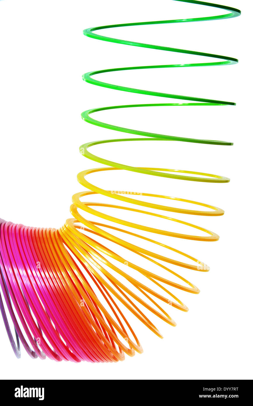Giocattolo della molla elicoidale Foto Stock