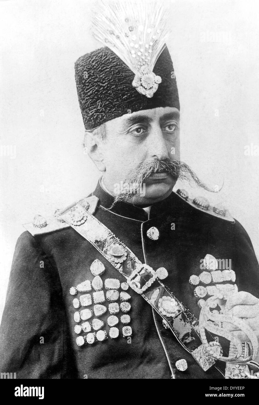 Muzaffer-Ed-Din Foto Stock