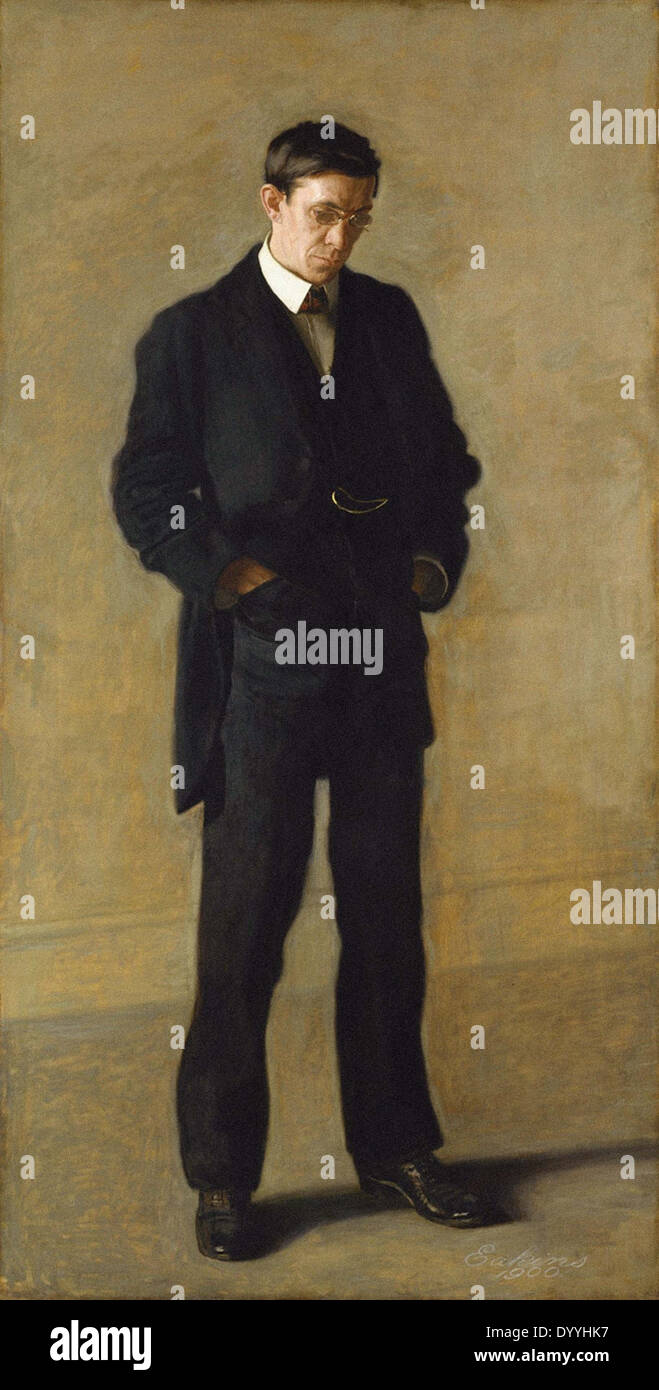 Thomas Eakins il pensatore - Ritratto di Luigi N. Kenton Foto Stock