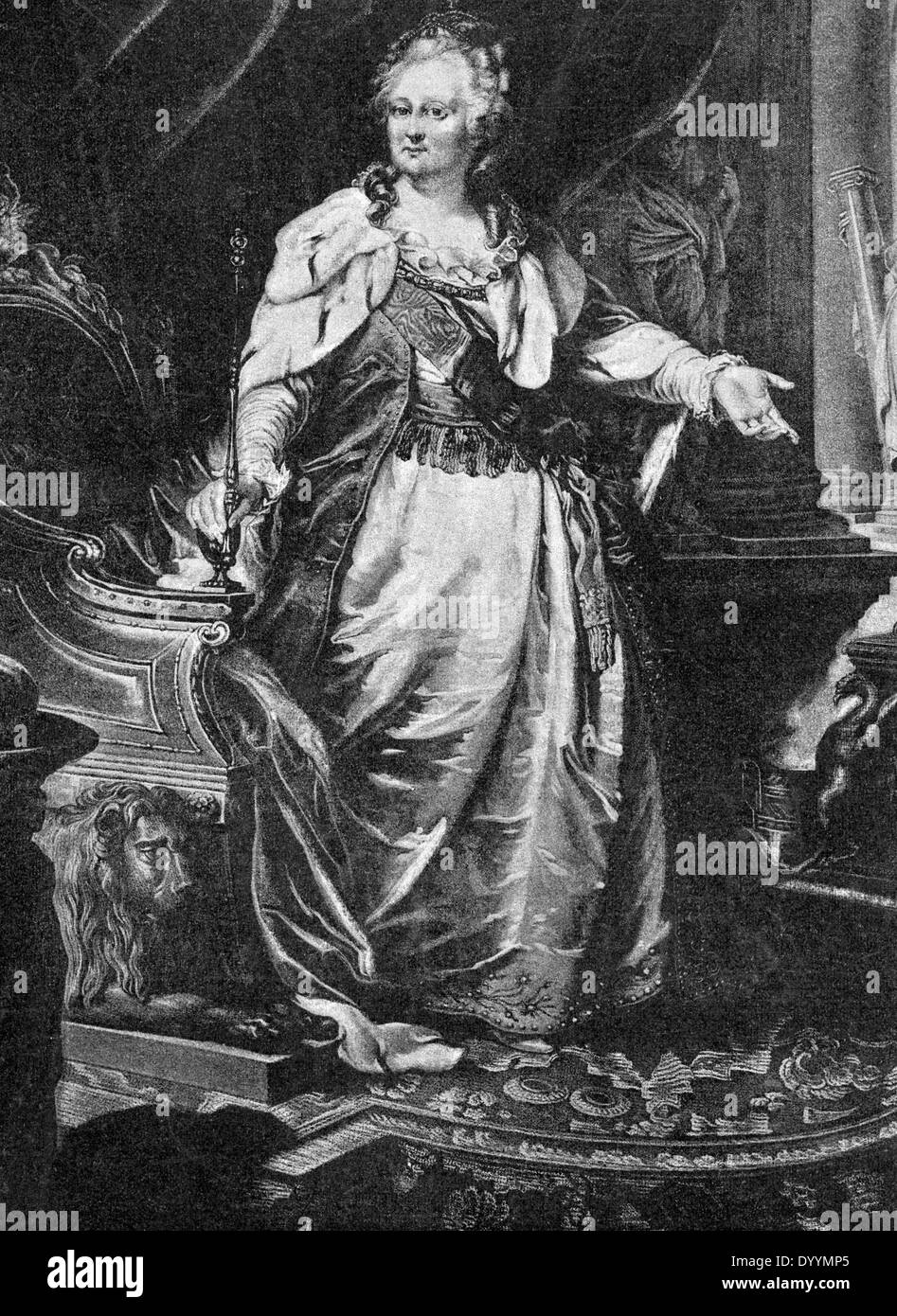 Katharina II. die grosse Foto Stock