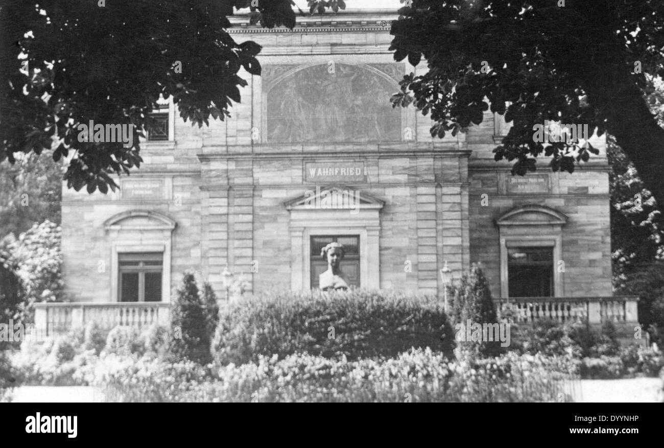 Villa Wahnfried a Bayreuth, 1930er Jahre Foto Stock