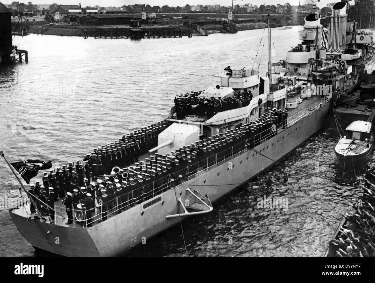 La messa in funzione di Z5 Paolo Jacobi, 1937 Foto Stock