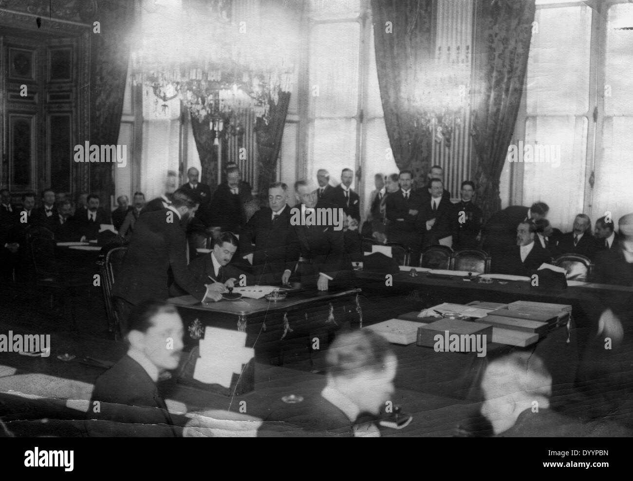 Il trattato di pace di Versailles, 1920 Foto Stock