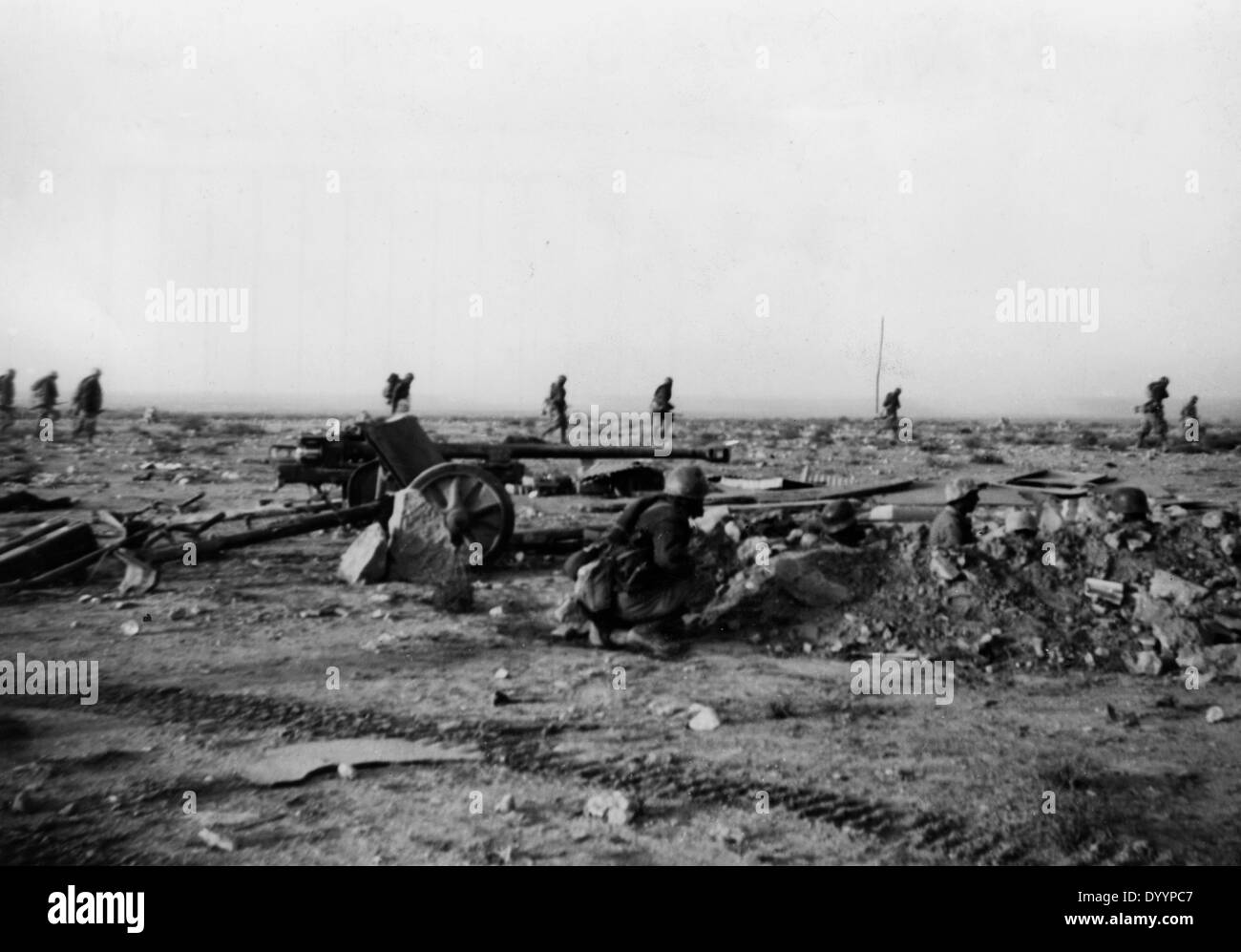 Combatte a Tobruk, 1941 Foto Stock