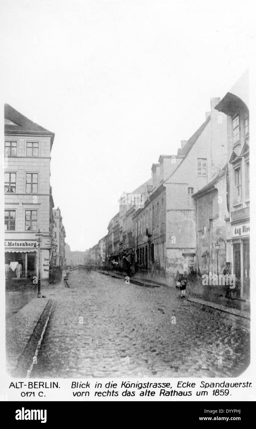 Il Scheunenviertel ("Barn Quarter') di Berlino, 1859 Foto Stock