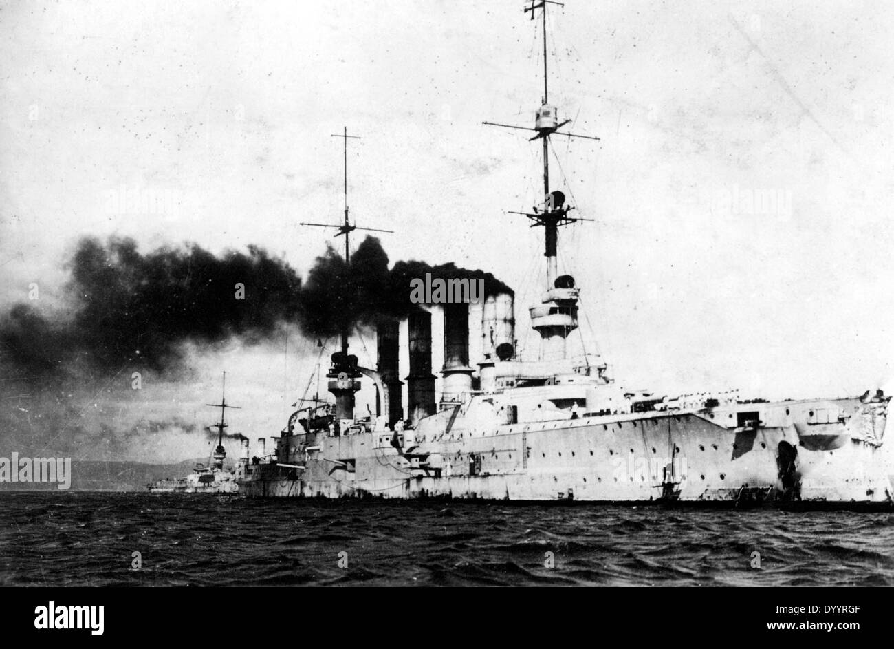 SMS Scharnhorst e Gneisenau SMS 1914 Foto Stock