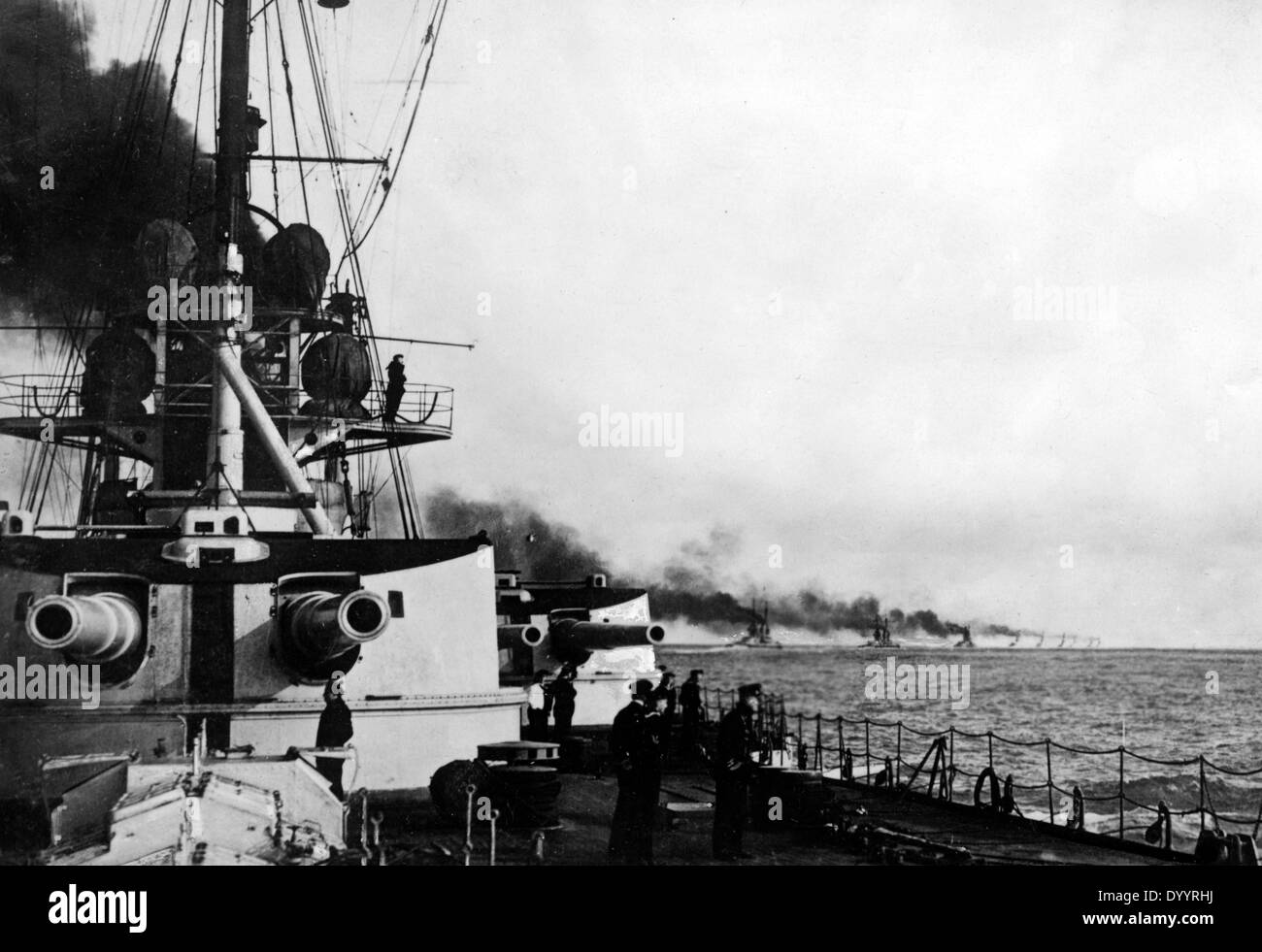 Germania Marina Imperiale in linea di chiglia, 1916 Foto Stock