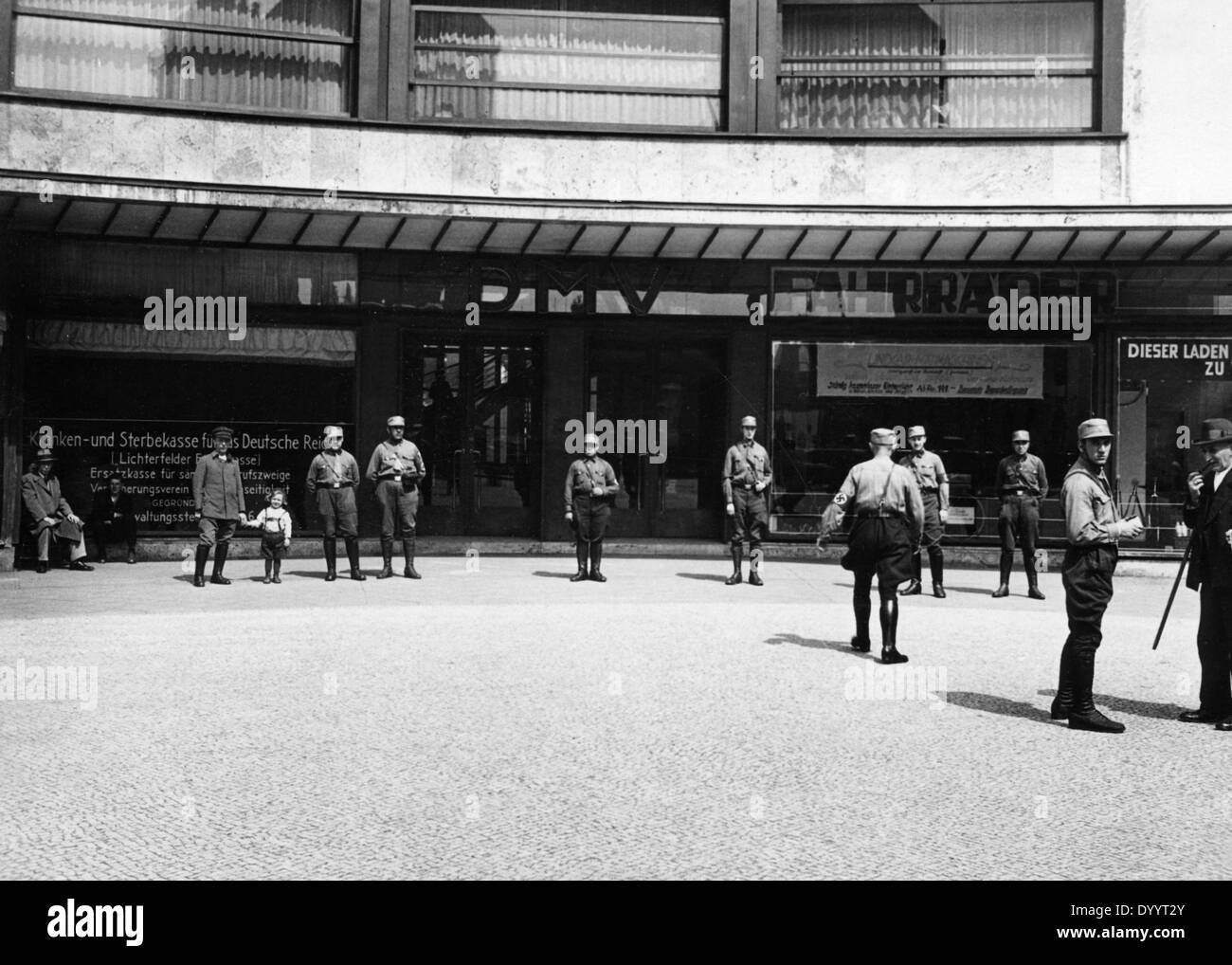 Occupazione da parte delle Sturmabteilung, 1933 Foto Stock