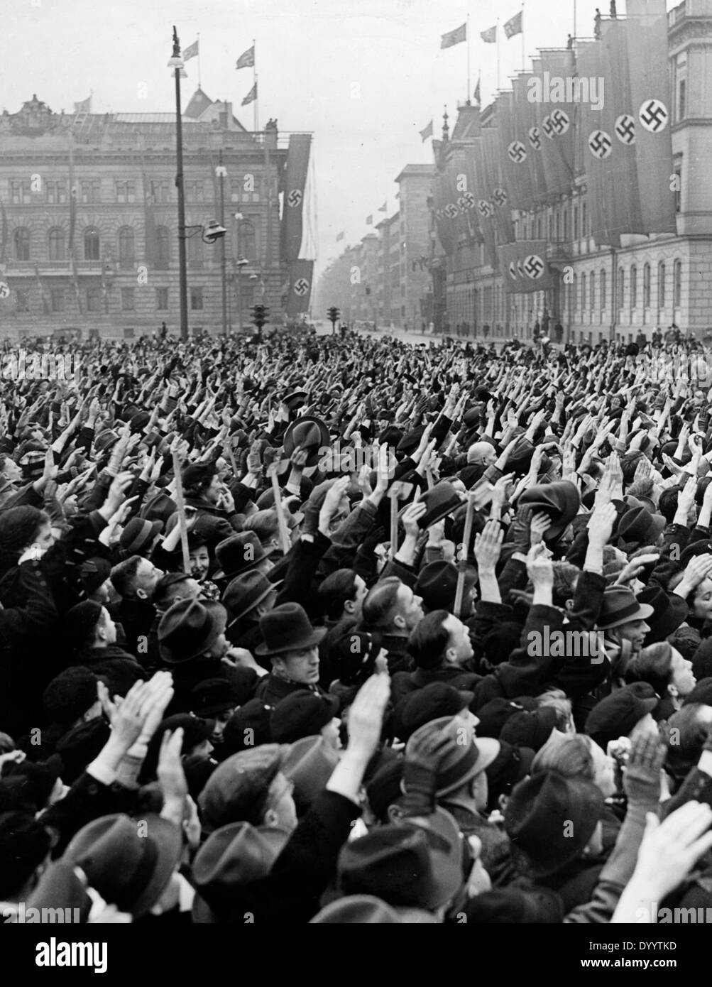Celebrazione del quinto anniversario della conquista del potere dal partito socialista nazionale, 1938 Foto Stock