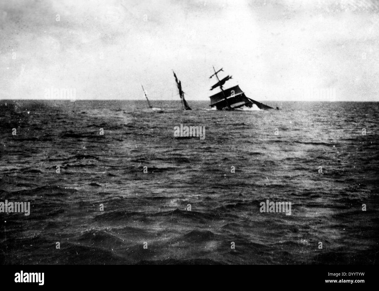 Naufragio della nave mercantile "John Kirby', 1918 Foto Stock