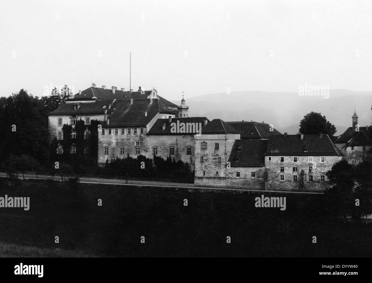 Il Neues Schloss (Castello Nuovo) di Baden-Baden, 1930s Foto Stock
