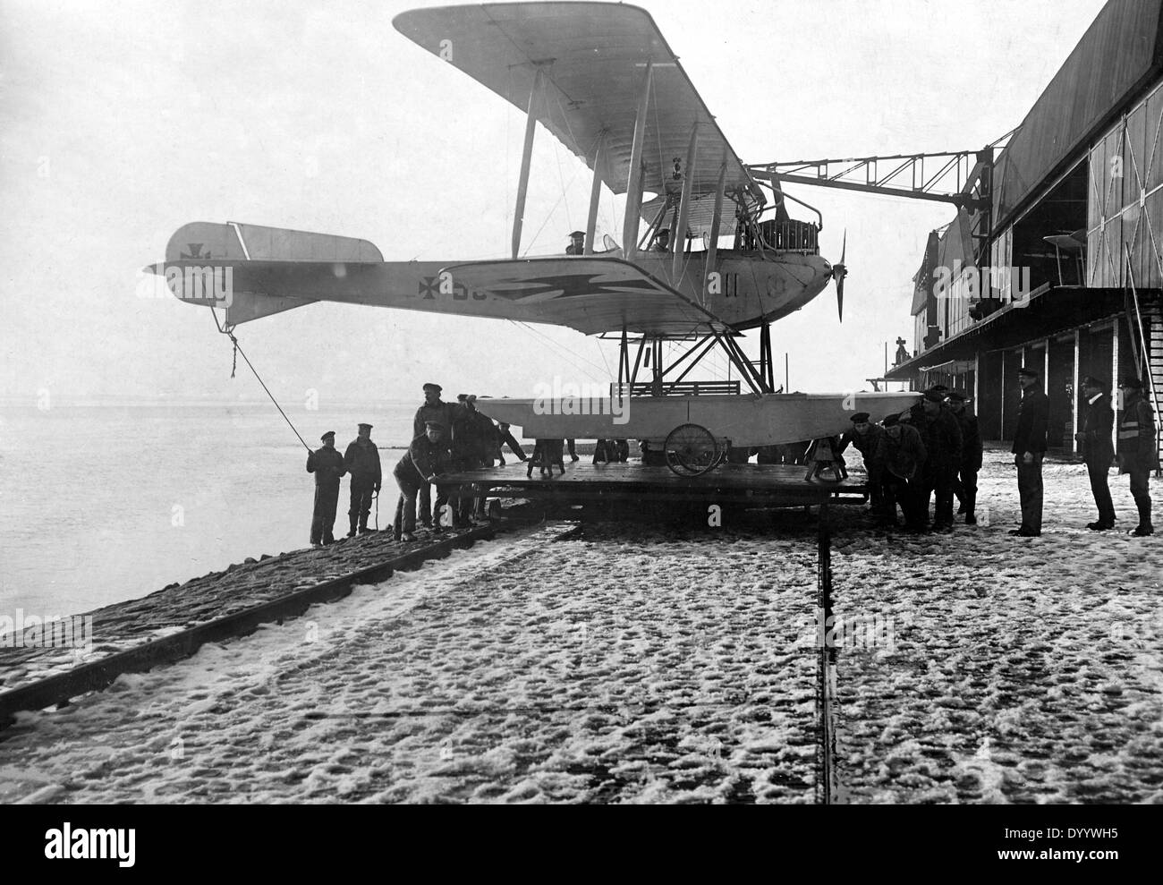 Il tedesco aviatore Navale nella prima guerra mondiale, 1918 Foto Stock