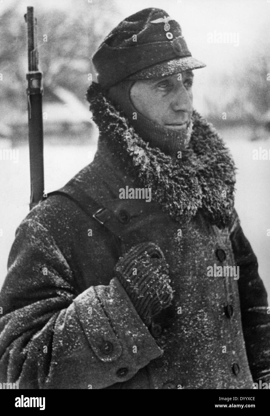 Tedesco-russo la linea di demarcazione, 1941 Foto Stock