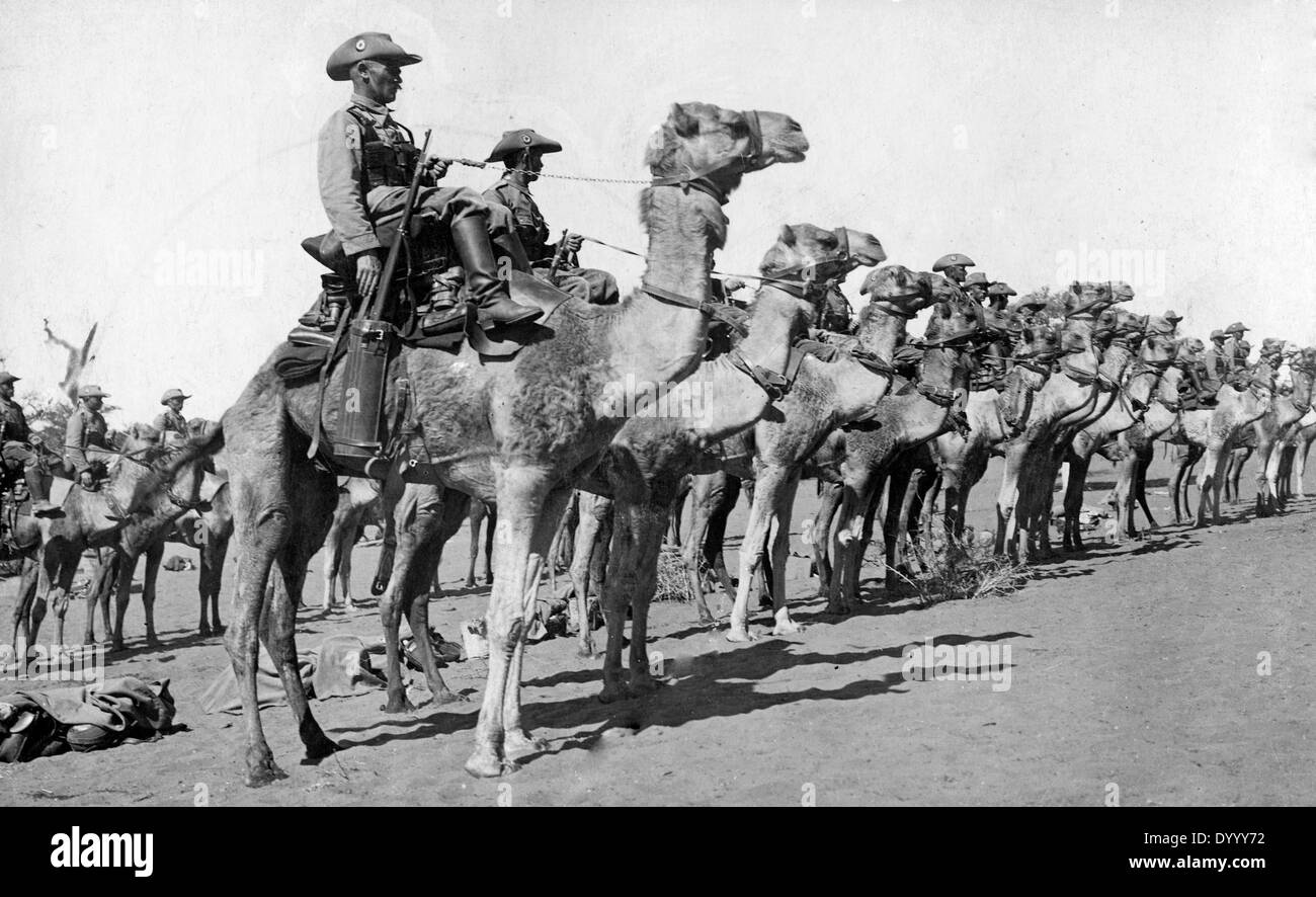 Tedesco esercito coloniale, 1916 Foto Stock