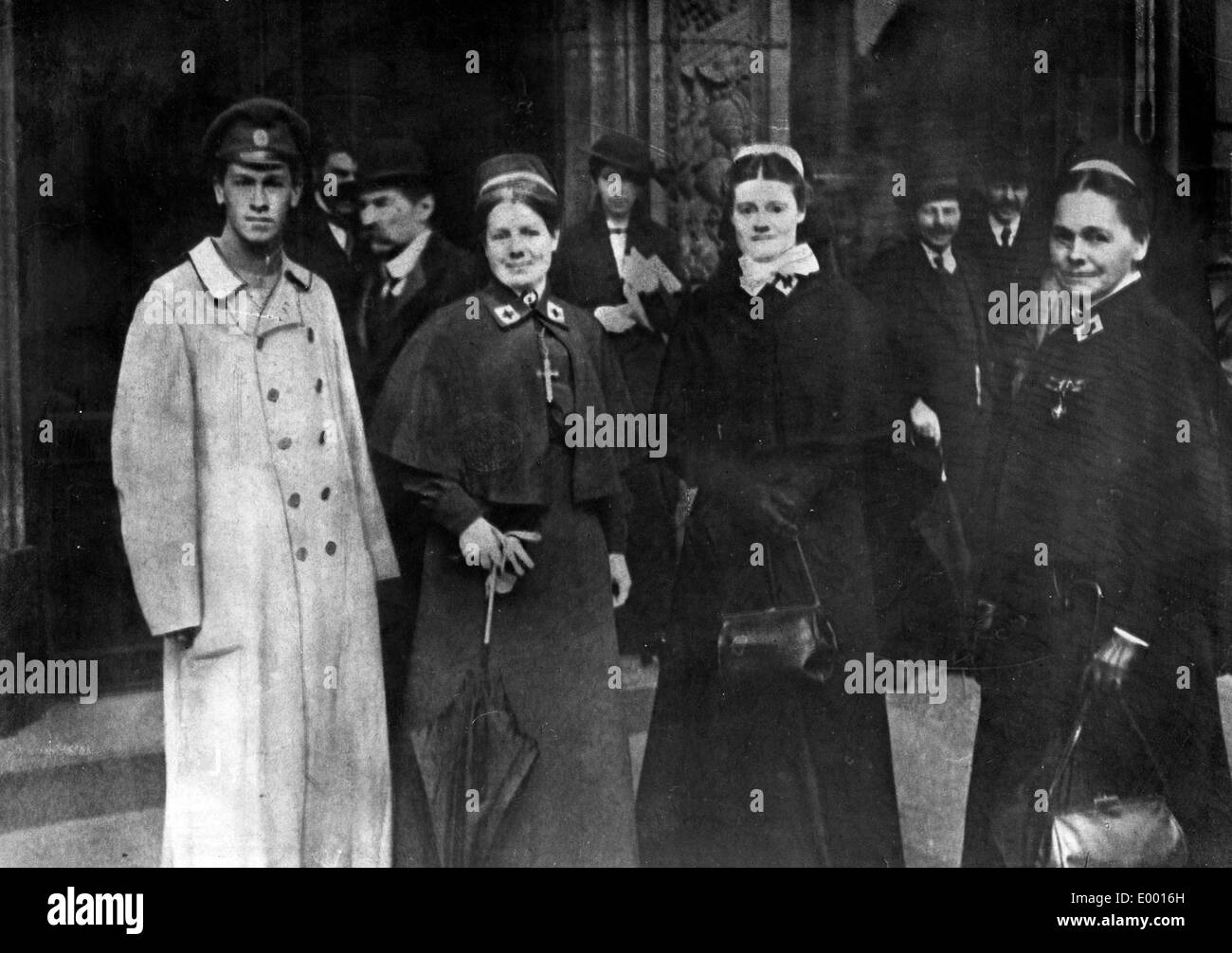 Commissione tedesca della Croce Rossa in Russia, 1915 Foto Stock