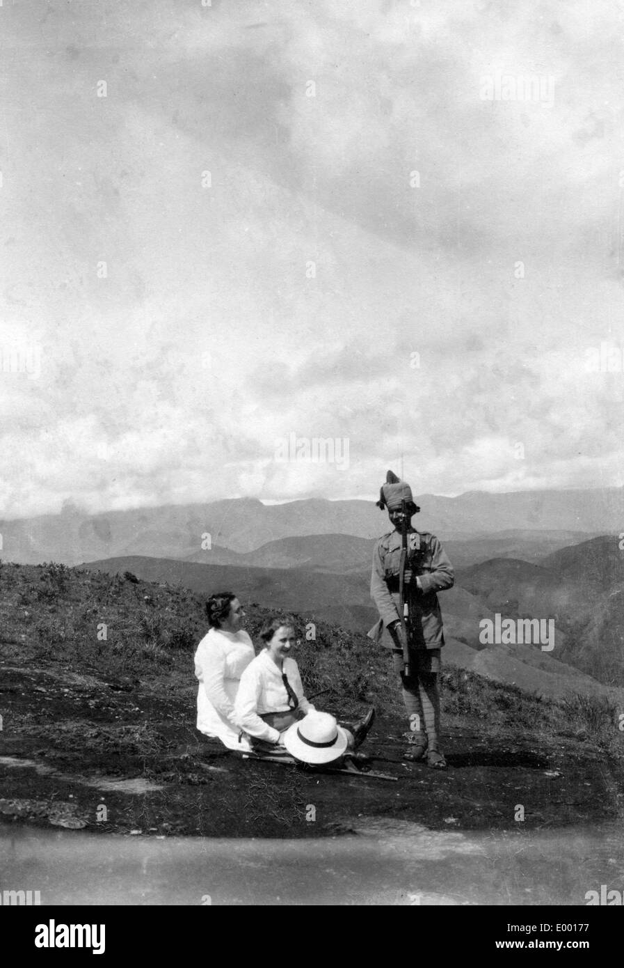 Internamento camp in Ceylon, 1915 Foto Stock