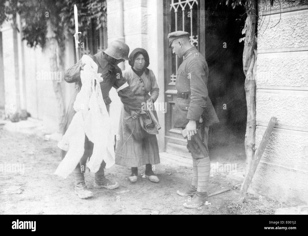 Anti-German propaganda di stampa inglese nella Prima Guerra Mondiale Foto Stock