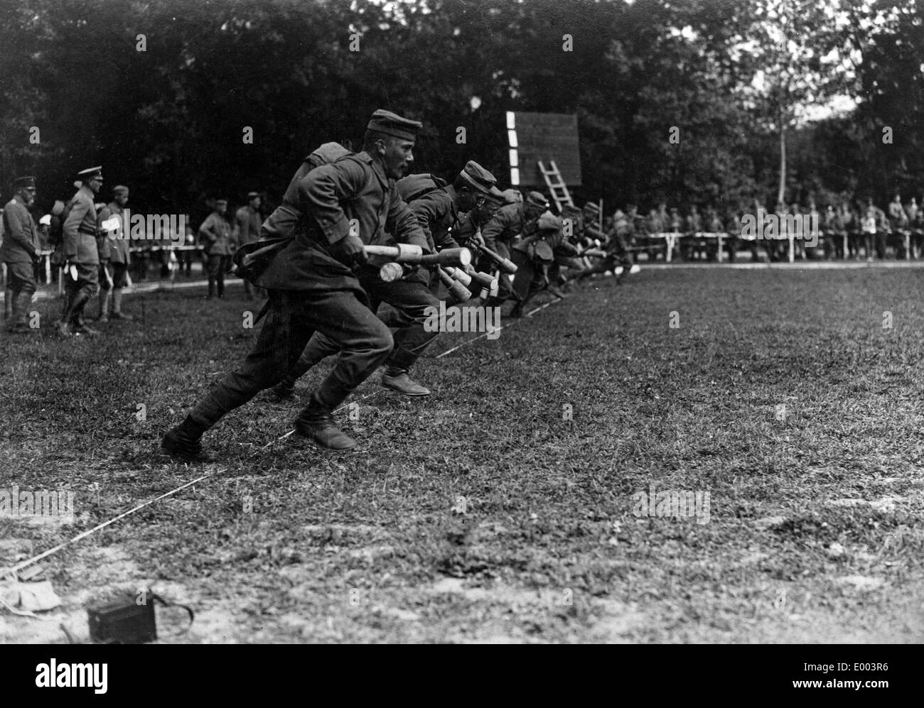 Il tedesco competizione sportiva dietro la parte anteriore, 1916 Foto Stock