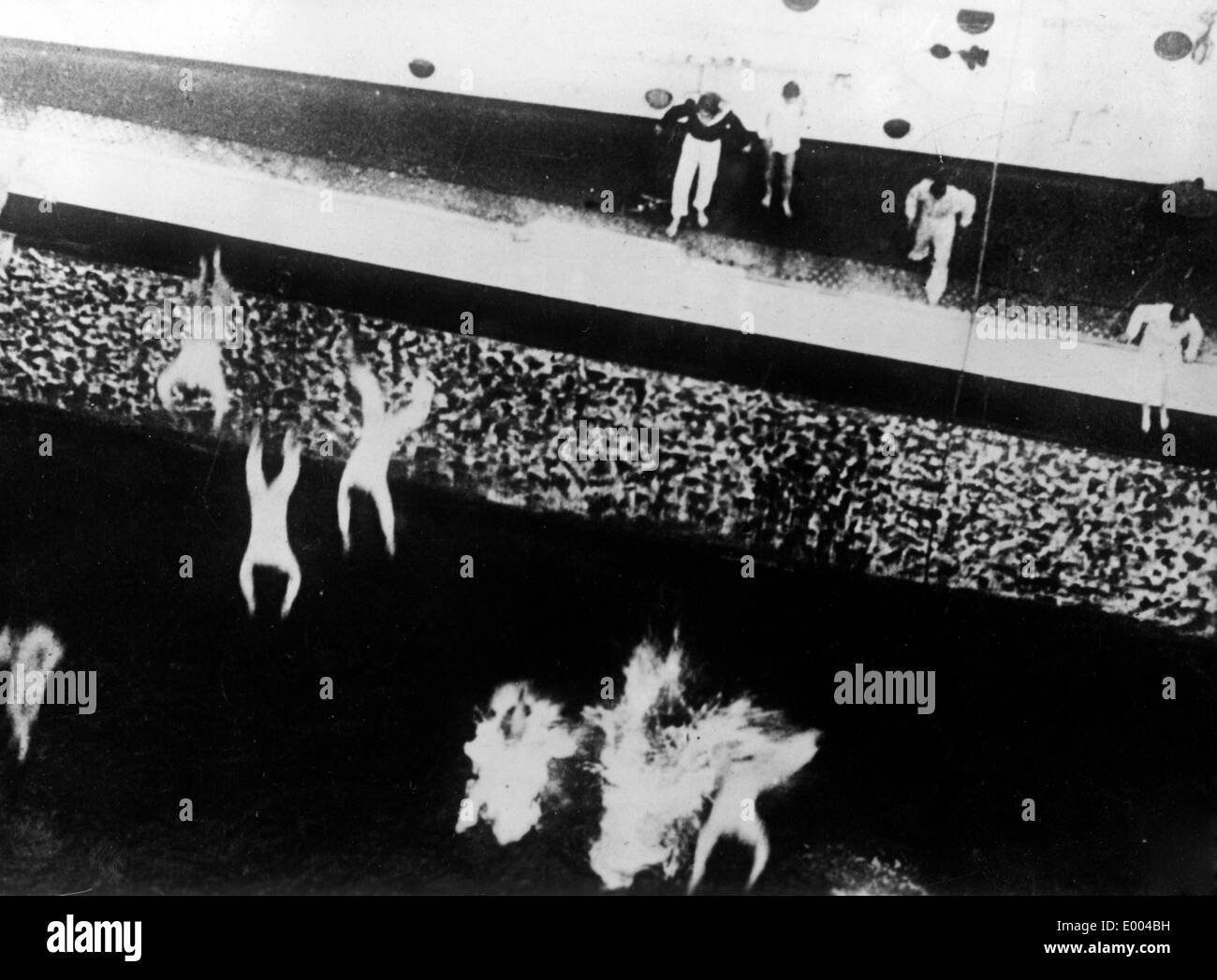 Naufragio della SMS Szent Istvan, 1918 Foto Stock