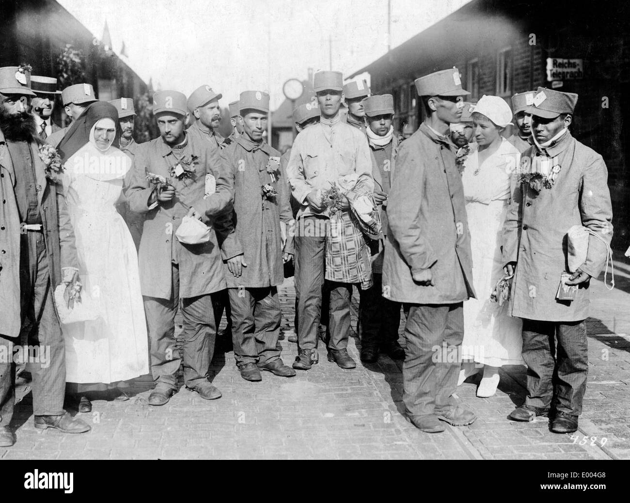 Scambiate i soldati austro-ungarico, 1918 Foto Stock
