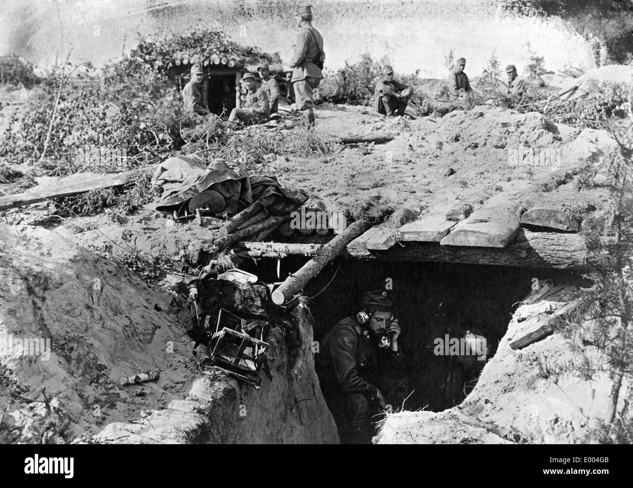 Comunicazioni austro-ungarico post, 1916 Foto Stock