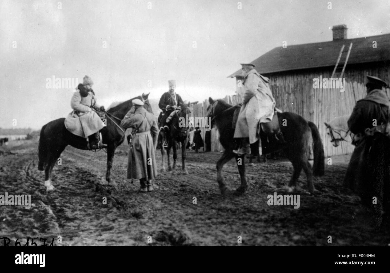 Russo del reggimento di fanteria personale Foto Stock