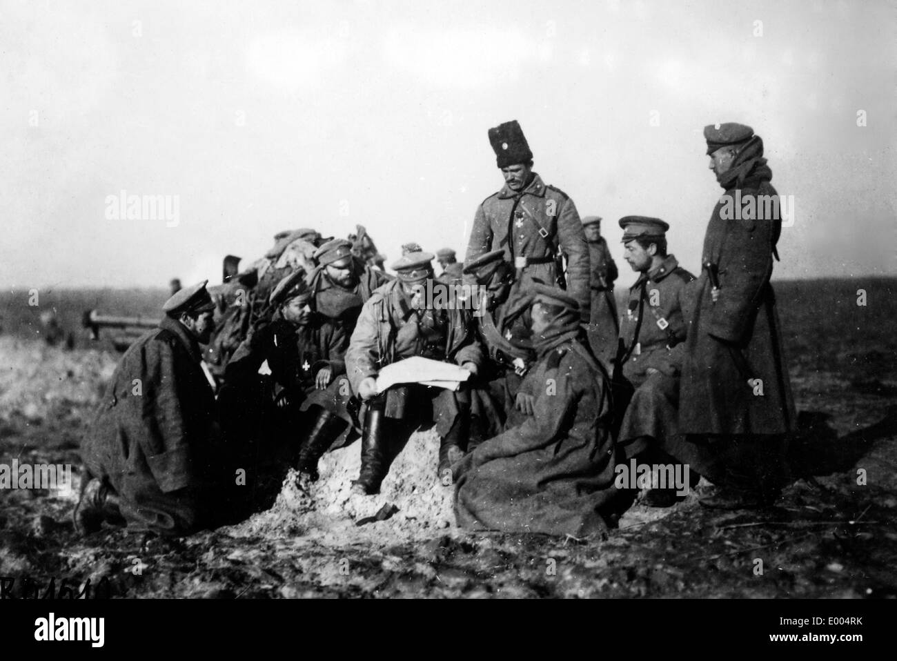Le truppe russe nella Prima Guerra Mondiale Foto Stock