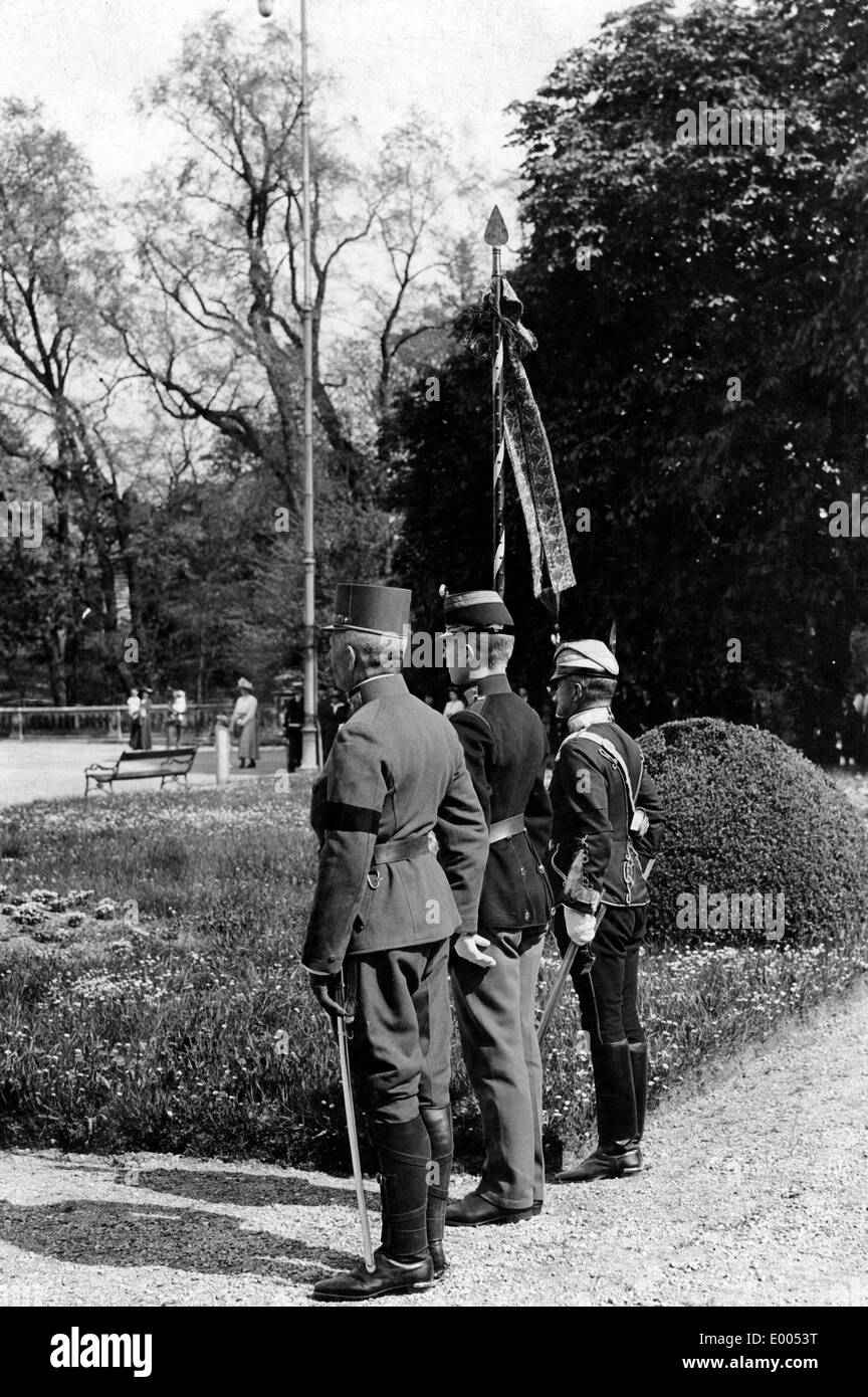 I soldati del "Teresiano" Accademia Militare, 1917 Foto Stock