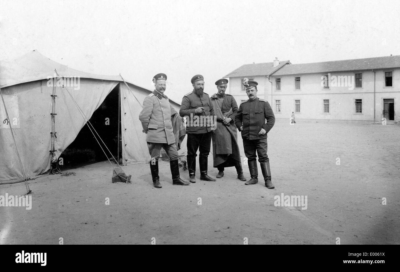 Bulgars in un ospedale da campo in Serbia, 1915 Foto Stock