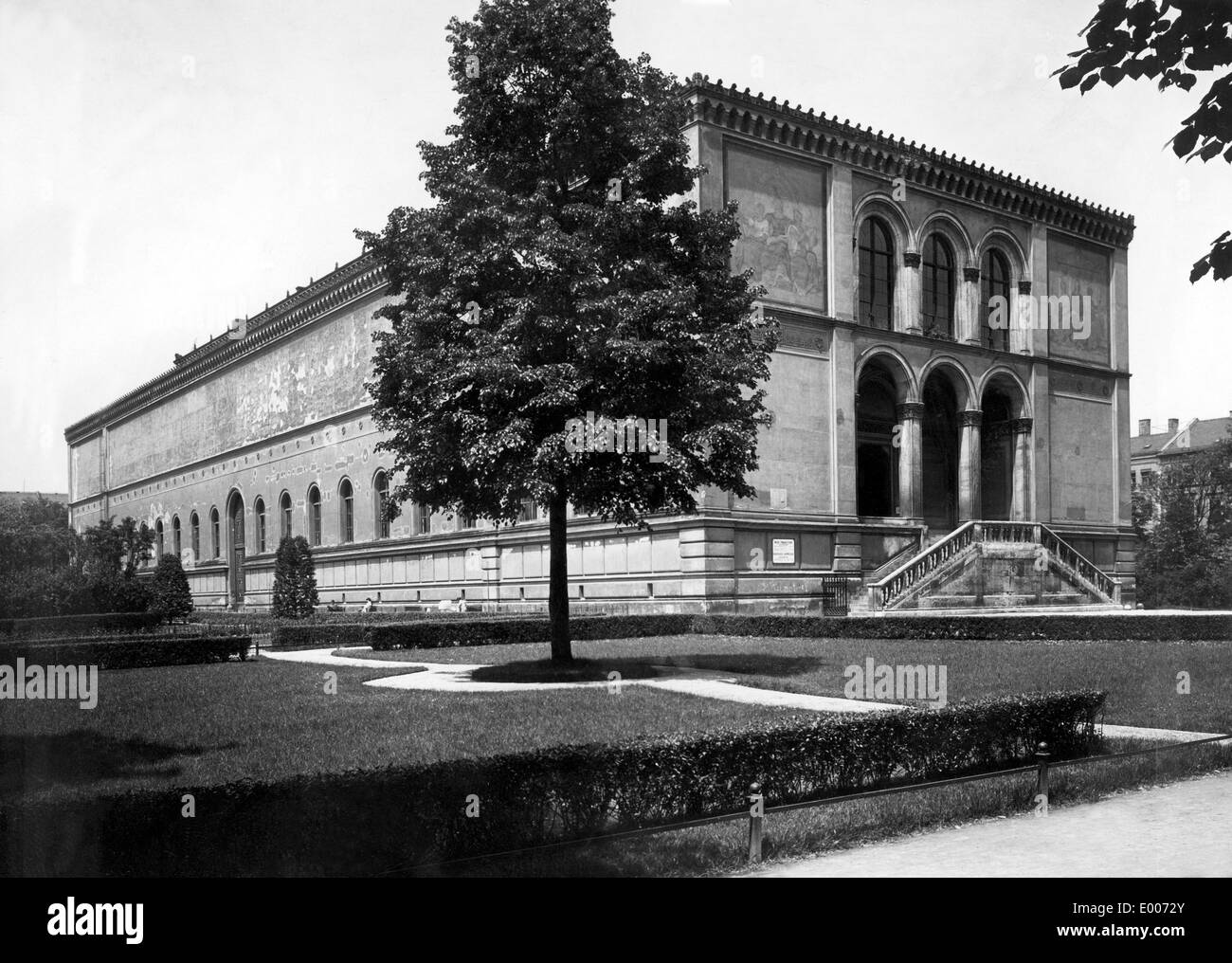 La nuova pinacoteca di Monaco di Baviera, prima del 1944 Foto Stock