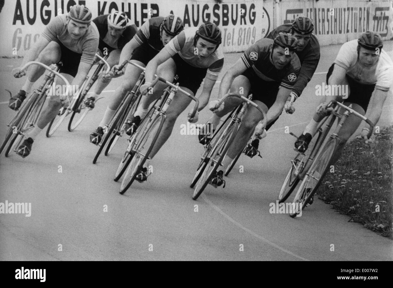 Ciclo racing in Augsburg Foto Stock