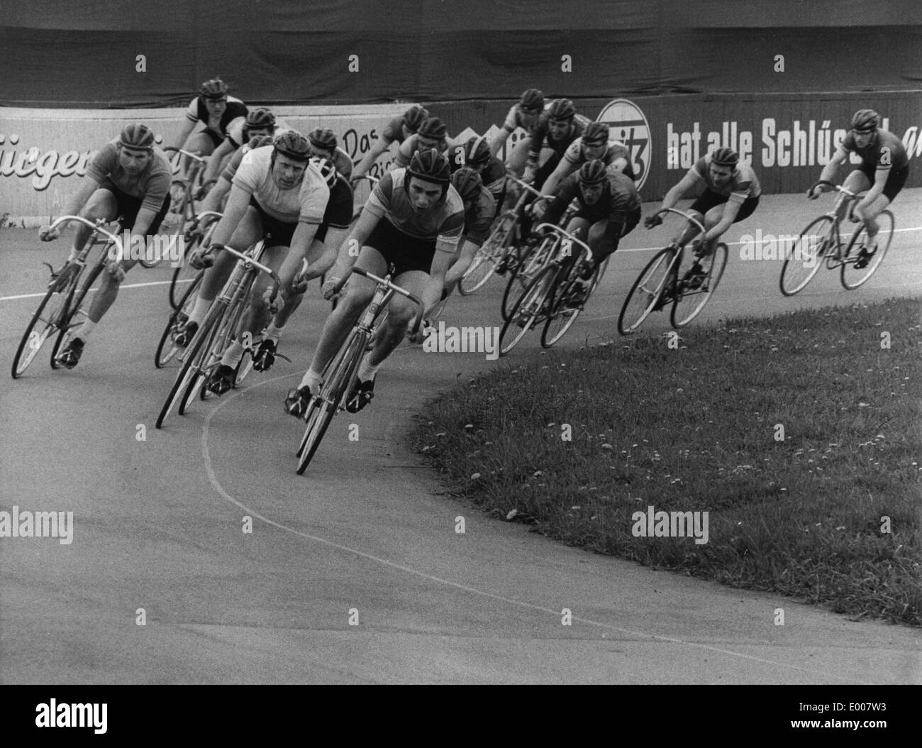 Ciclo racing in Augsburg Foto Stock
