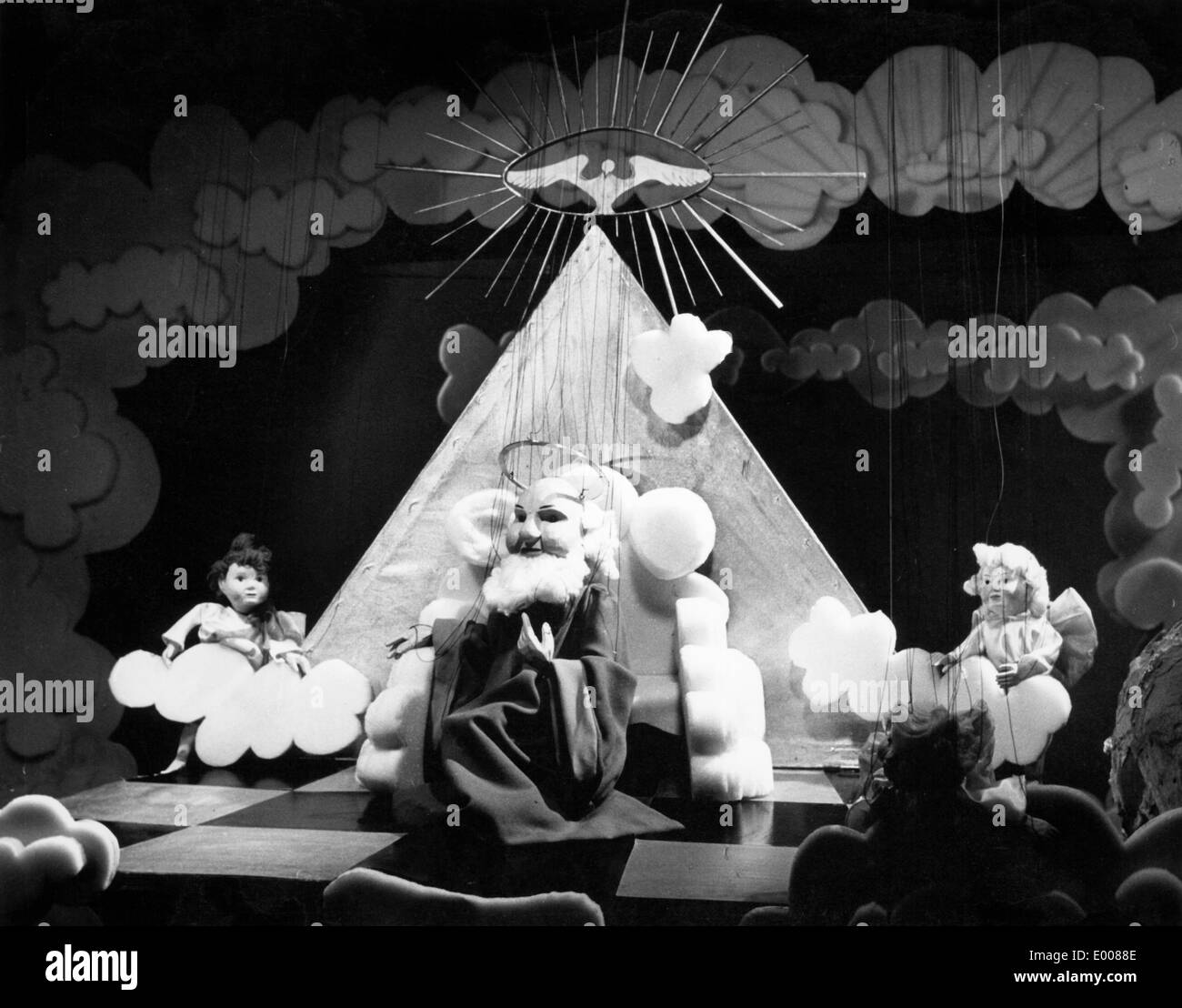 Die Schoepfung Schwaebische (la creazione sveva) in Augsburger Puppenkiste, 1969 Foto Stock