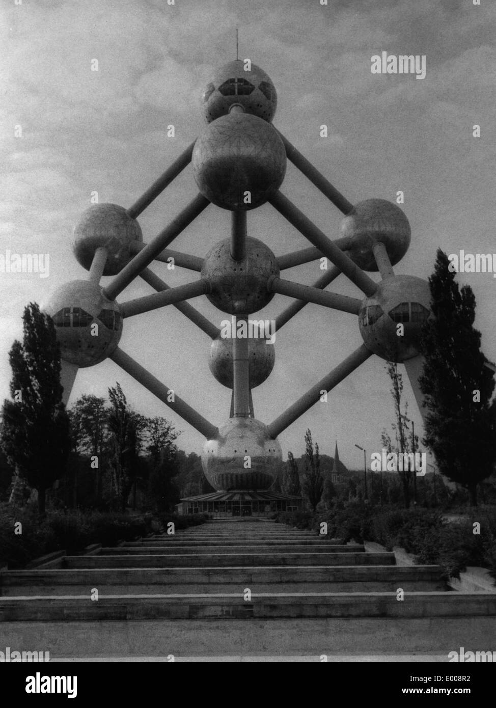 L'Atomium di Bruxelles, 1962 Foto Stock