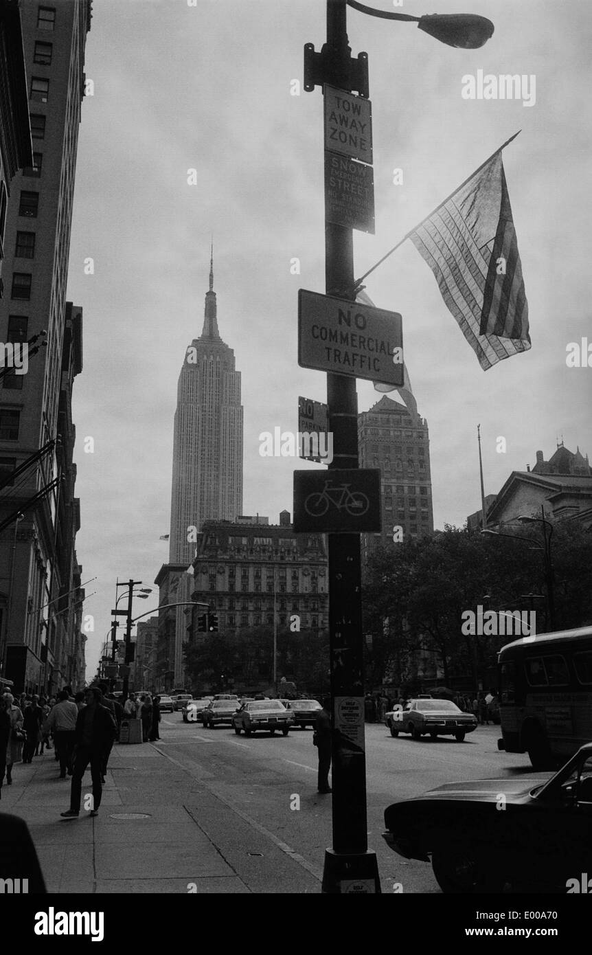 Paesaggio urbano della città di New York Foto Stock