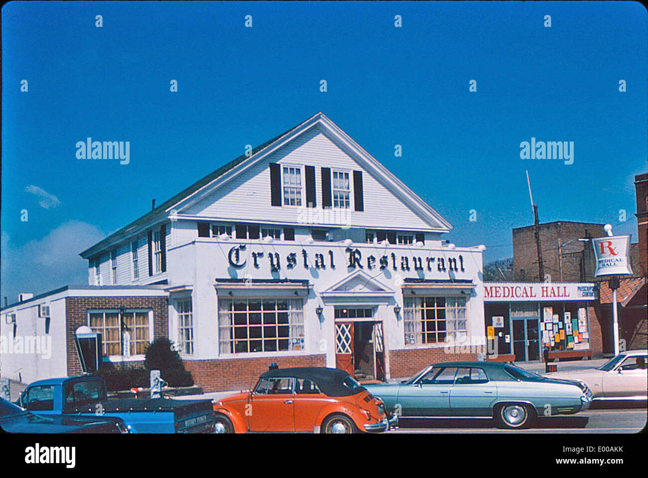 Ristorante Crystal in Keene New Hampshire Foto Stock