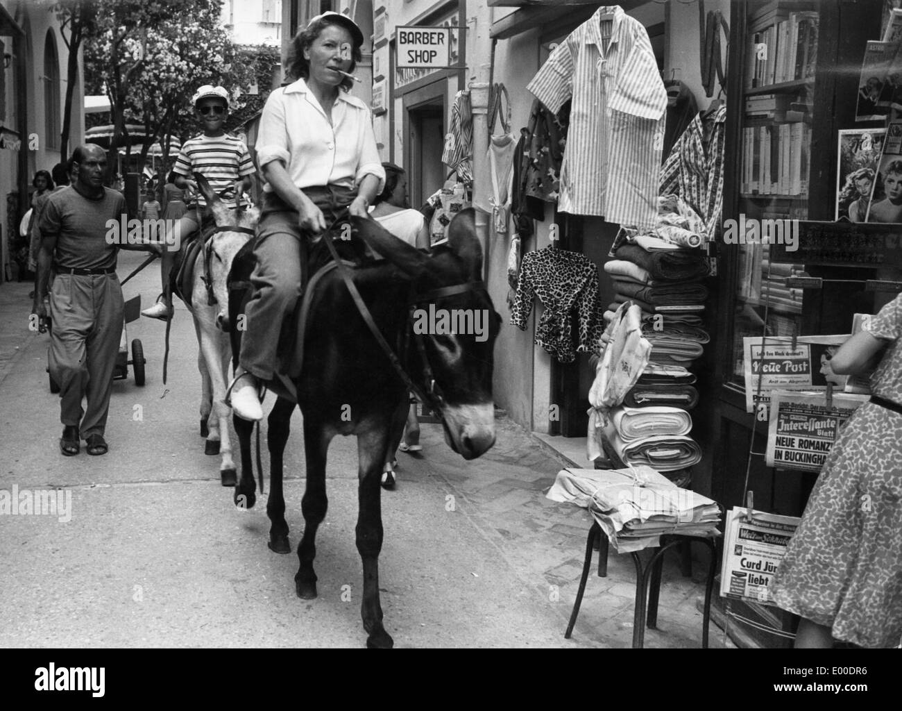 Capri, 1962 Foto Stock