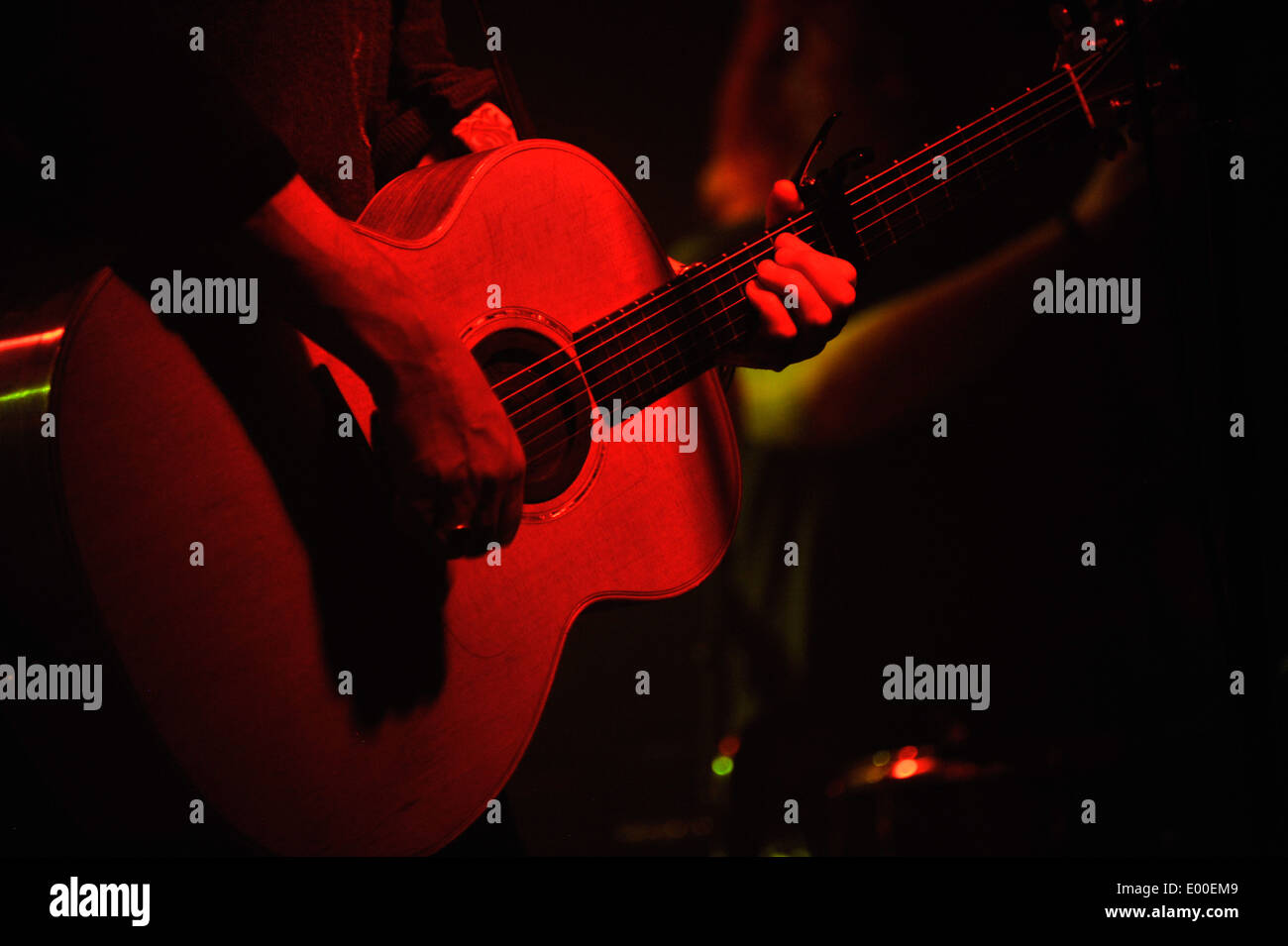 New Model Army presso la Oxford O2 Il 23 aprile 2014 come parte della gamba del Regno Unito del tour per il loro dodicesimo album in studio Foto Stock