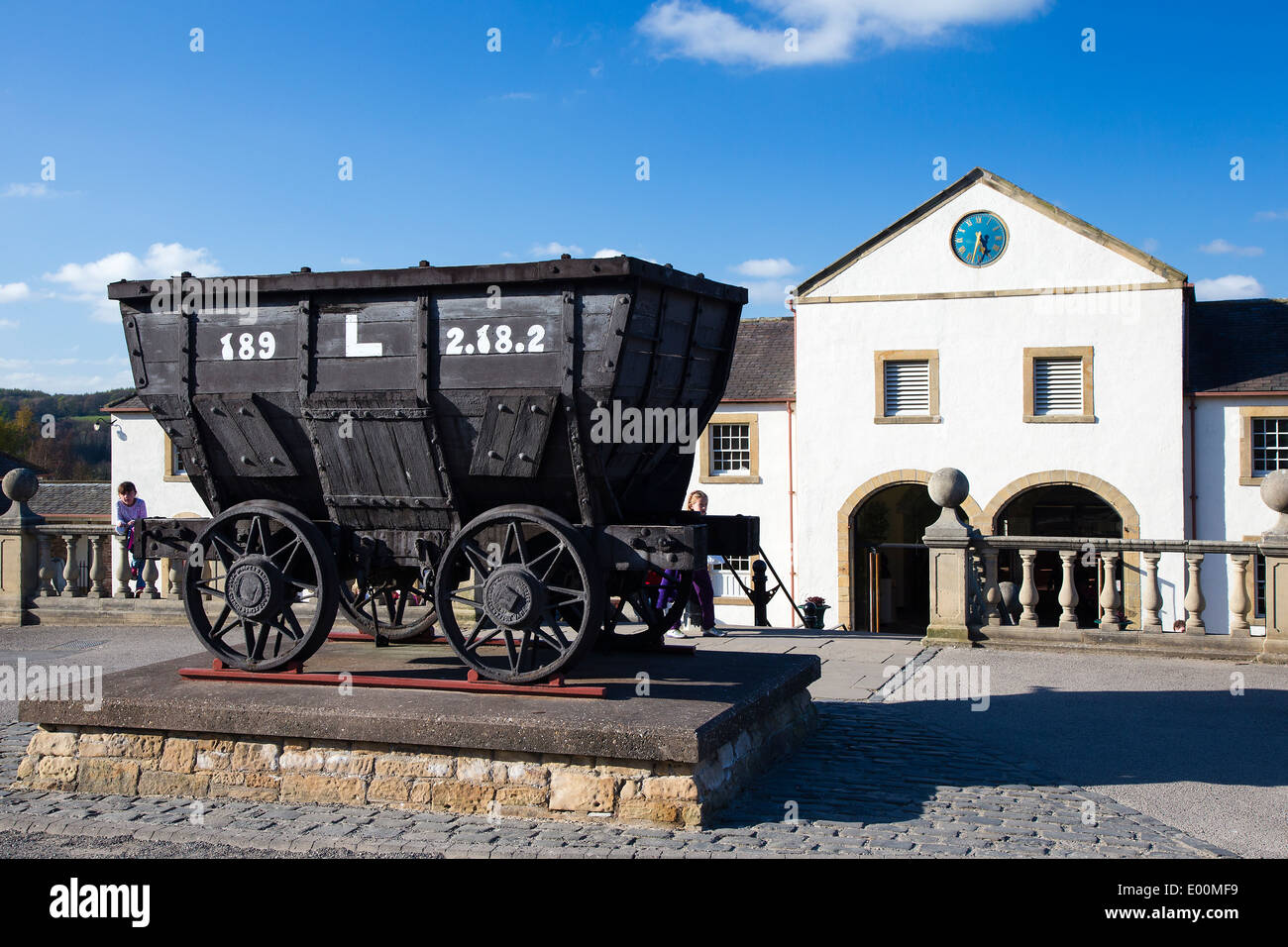 Il museo Beamish ingresso, County Durham, Inghilterra Foto Stock