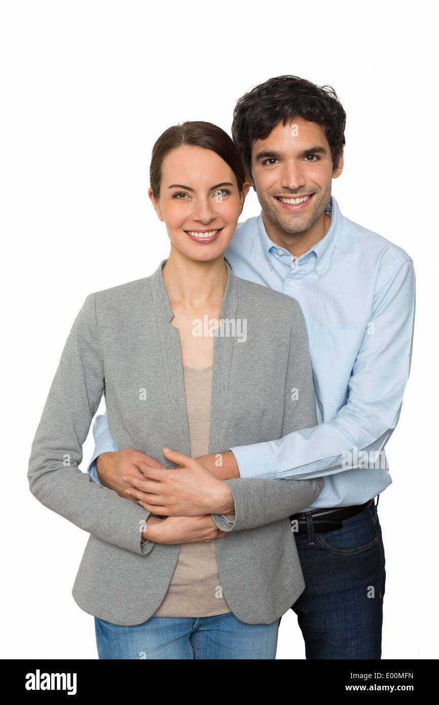 Pretty Woman allegro uomo amore studio Foto Stock