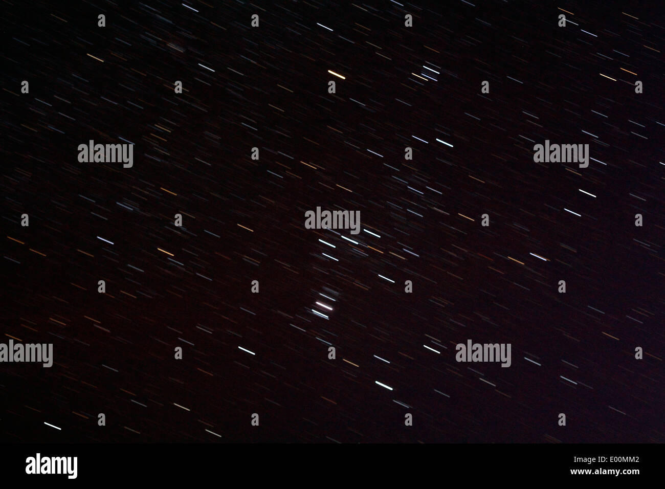 La costellazione di Orione presi da Gairloch, Scozia, Marzo 2014 Foto Stock